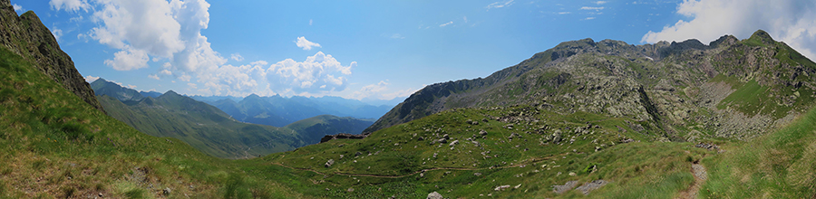 Dal Passo di Verrobbio vista verso Ca' San Marco